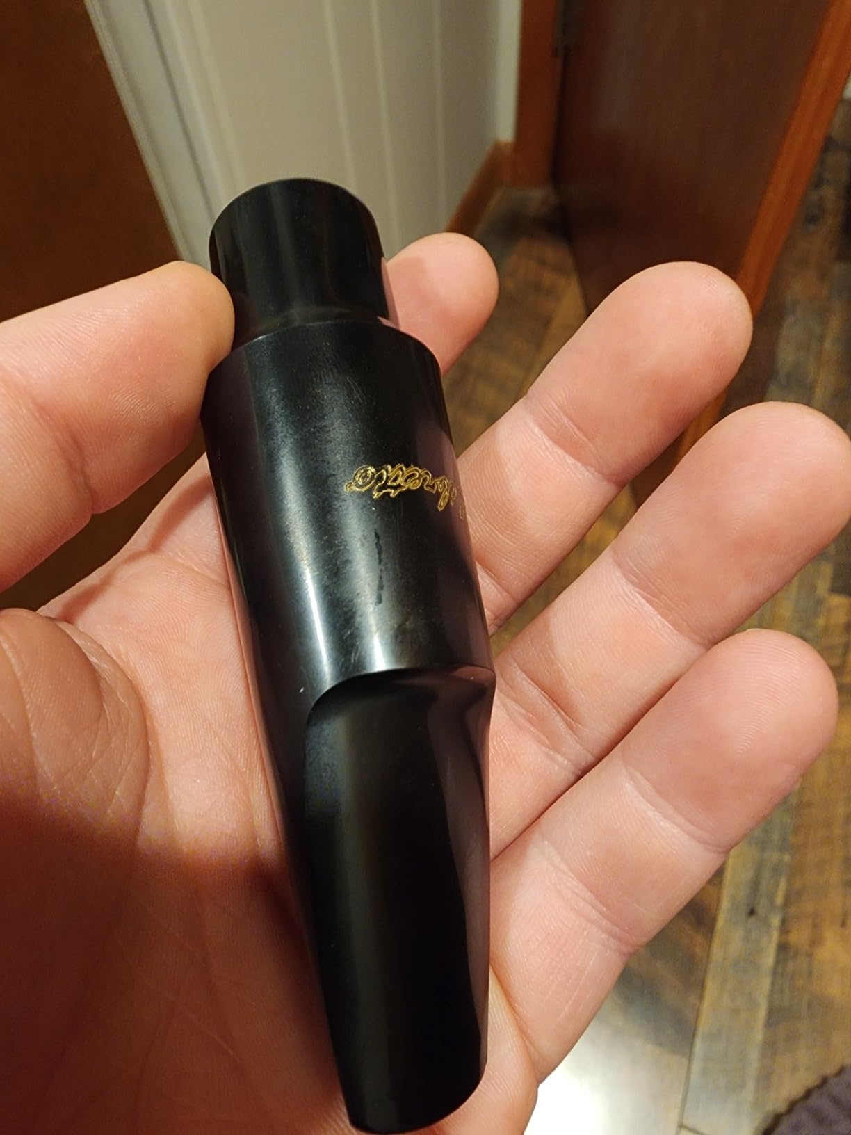 Libretto Tenor Saxophone Mouthpiece Kit, Giftable Standard Mouthpiece Set: ABS 5C Mouthpiece, Plastic Cap, Gold Lacquered Ligature. Finely Designed for Beginners and Intermediates customer photo 1