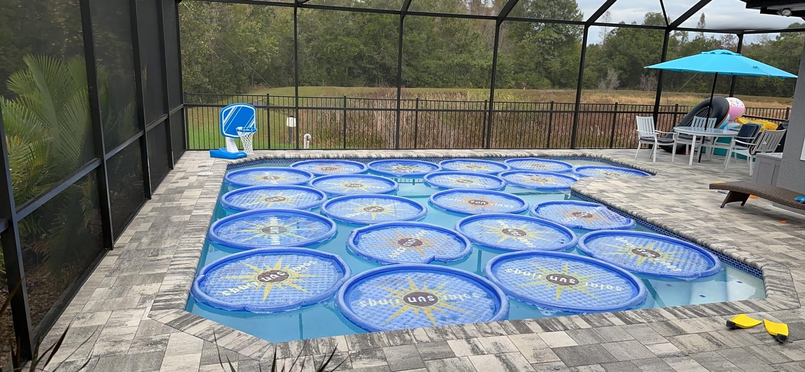 Solar Sun Rings 60-Inch UV Resistant Solar Pool Heater │ Above Ground & Inground Pools & Spas │ Sunburst │ 1-Pack customer photo 2