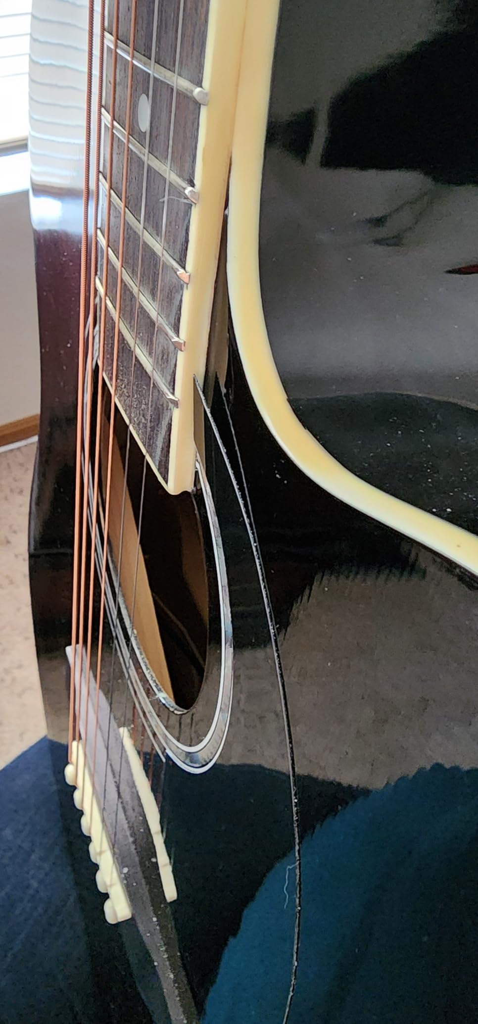 Ashthorpe Full-Size Cutaway Thinline Acoustic-Electric Guitar Package - Premium Tonewoods - Brown customer photo 2
