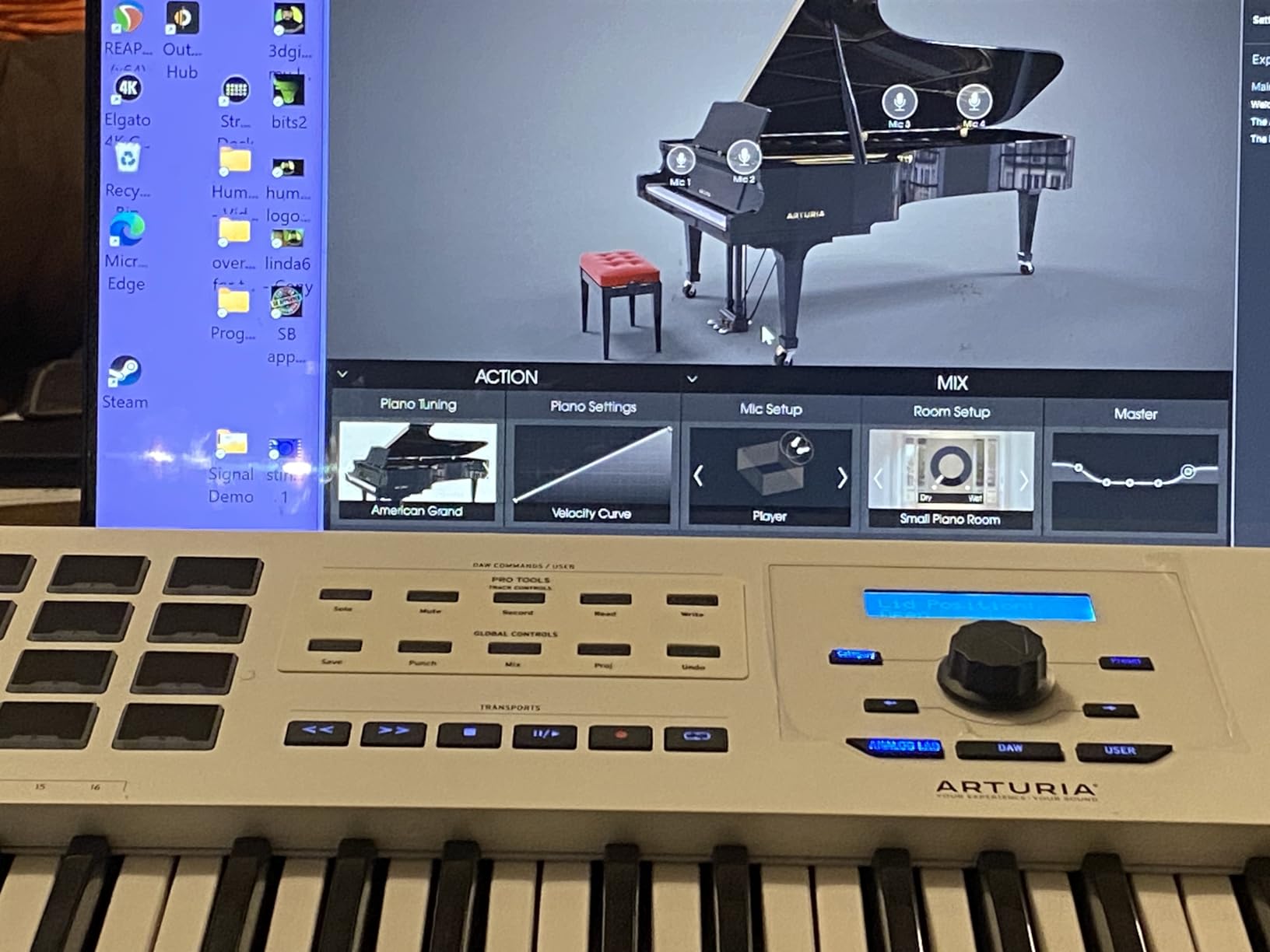 Arturia KeyLab 61 MkII - 61 Key Semi Weighted USB MIDI Keyboard Controller customer photo 1