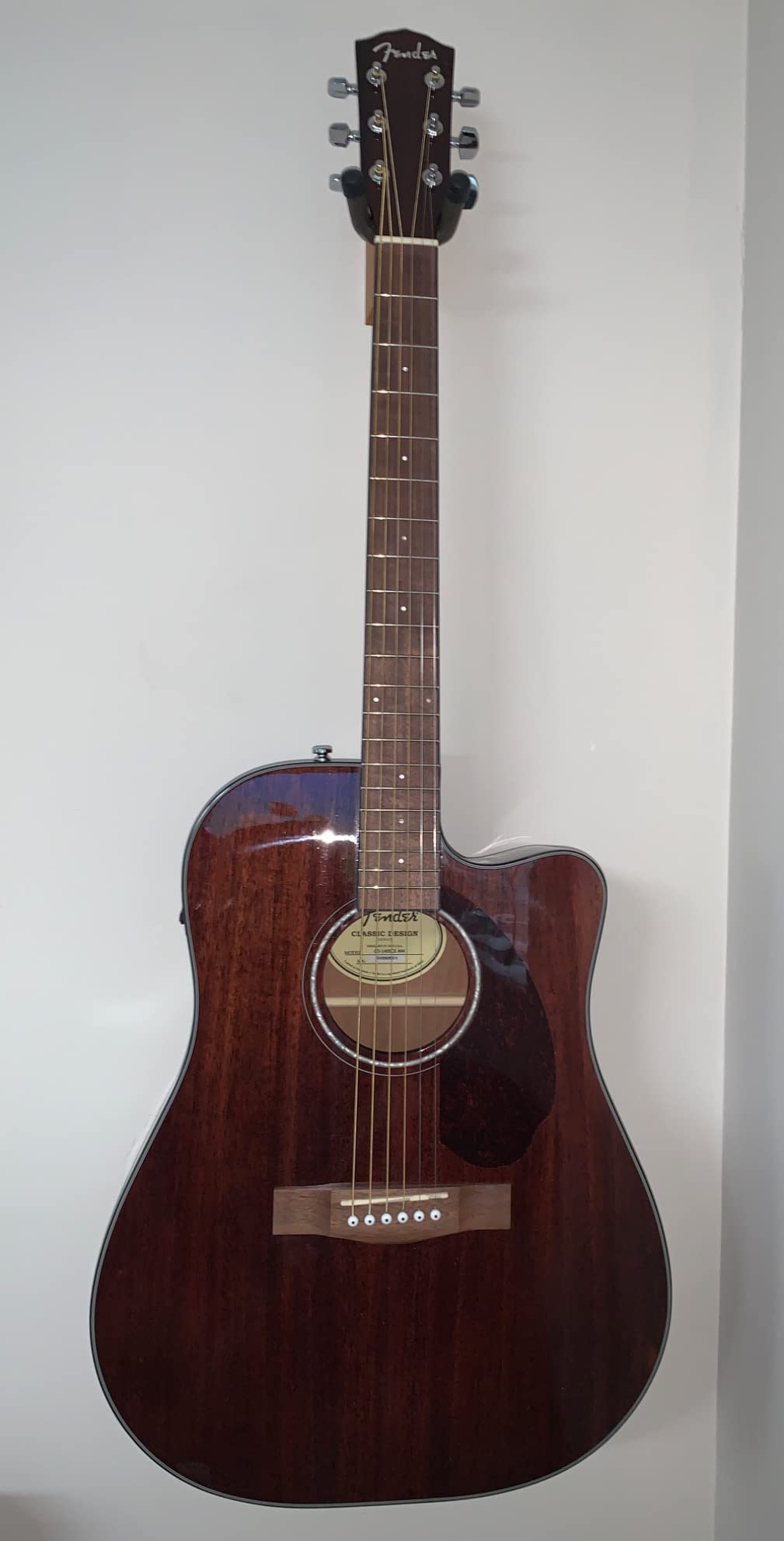 Fender CD-140SCE Dreadnought Cutaway Acoustic Electric Guitar, with 2-Year Warranty, Fishman Pickup and Preamp System, Natural, with Case customer photo 2
