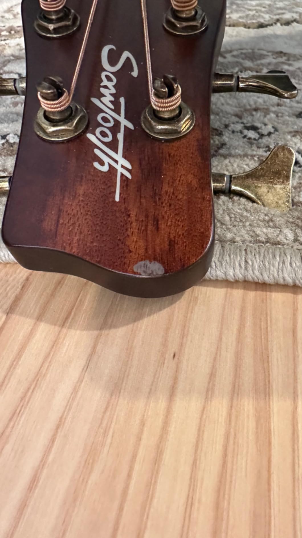 Sawtooth Rudy Sarzo Signature Fretless Acoustic-Electric Bass Guitar customer photo 1