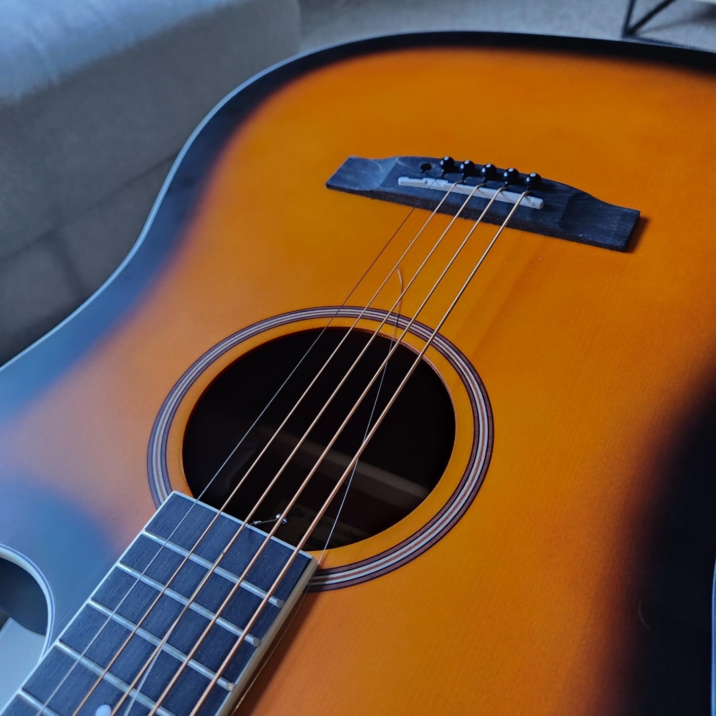 Donner Black Acoustic Guitar for Beginners, Adult, Teens, Starter Kits - Full Size 41'' Steel-String Acustica Guitarra Bundle Set with Free Online Lesson, Gig Bag, Strap, Tuner, Cutaway, DAG-1CB customer photo 2