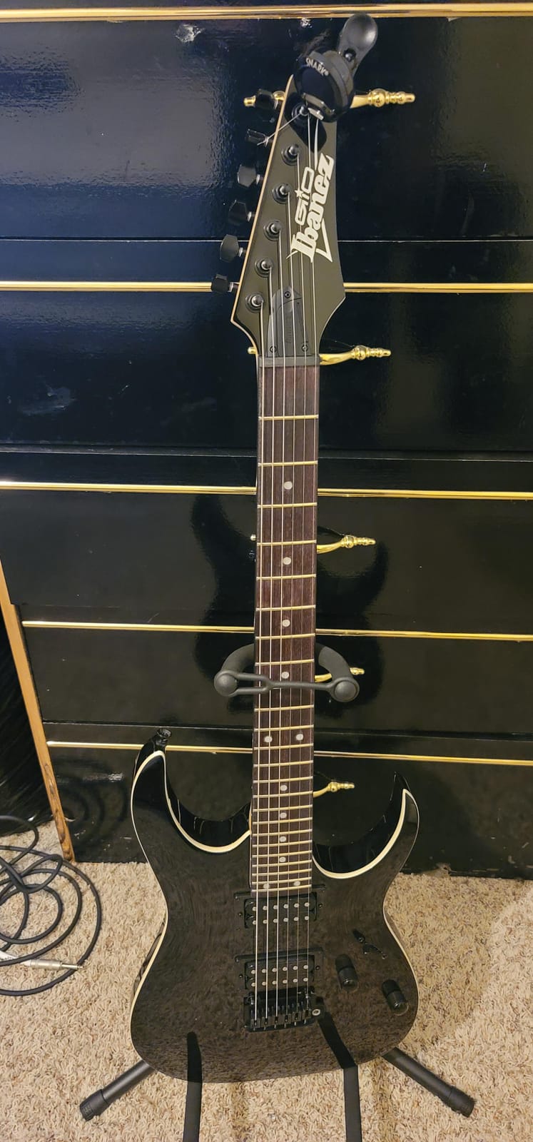 Ibanez Gio Series GRGA120QA Electric Guitar, Trans Black Sunburst customer photo 1