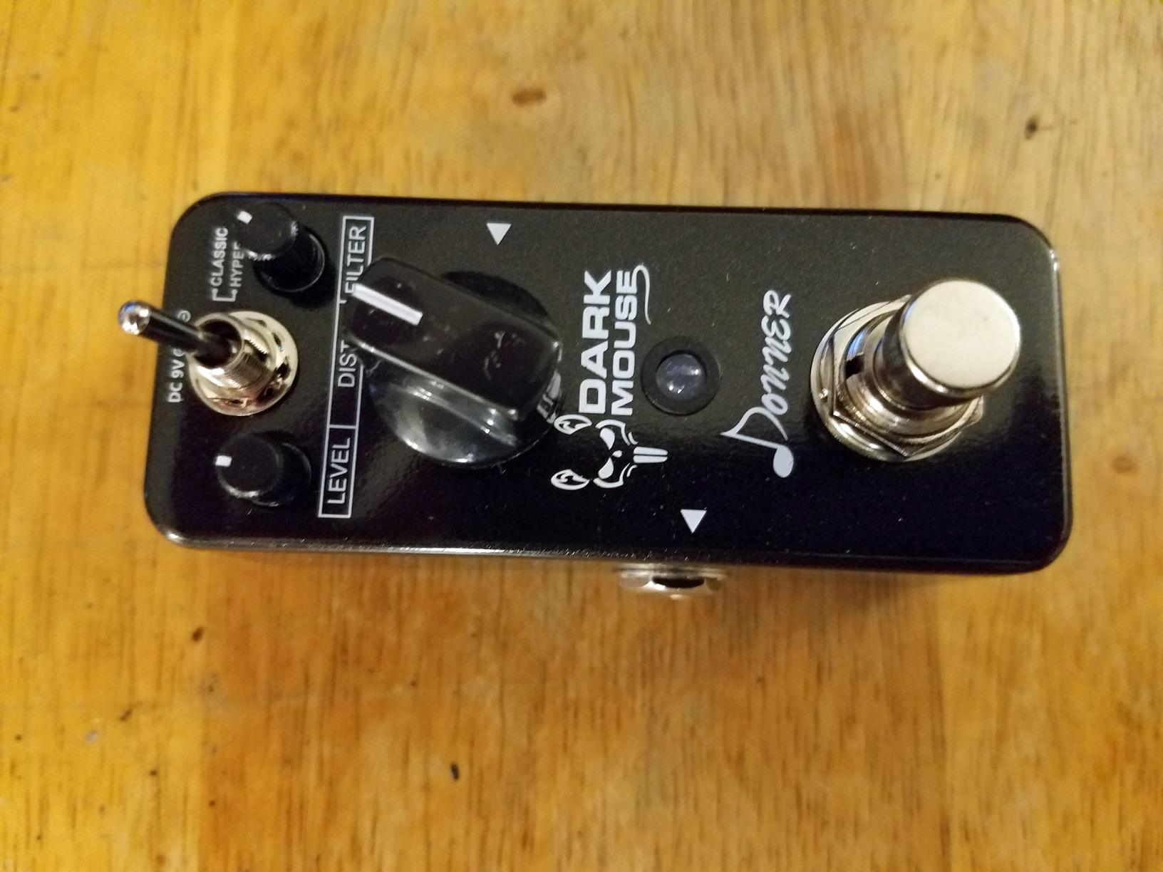 Donner Dark Mouse Distortion Pedal for Electric Guitar, 2 Modes Classic Hyper Crunch to Fuzzy Guitar Pedal True Bypass customer photo 2