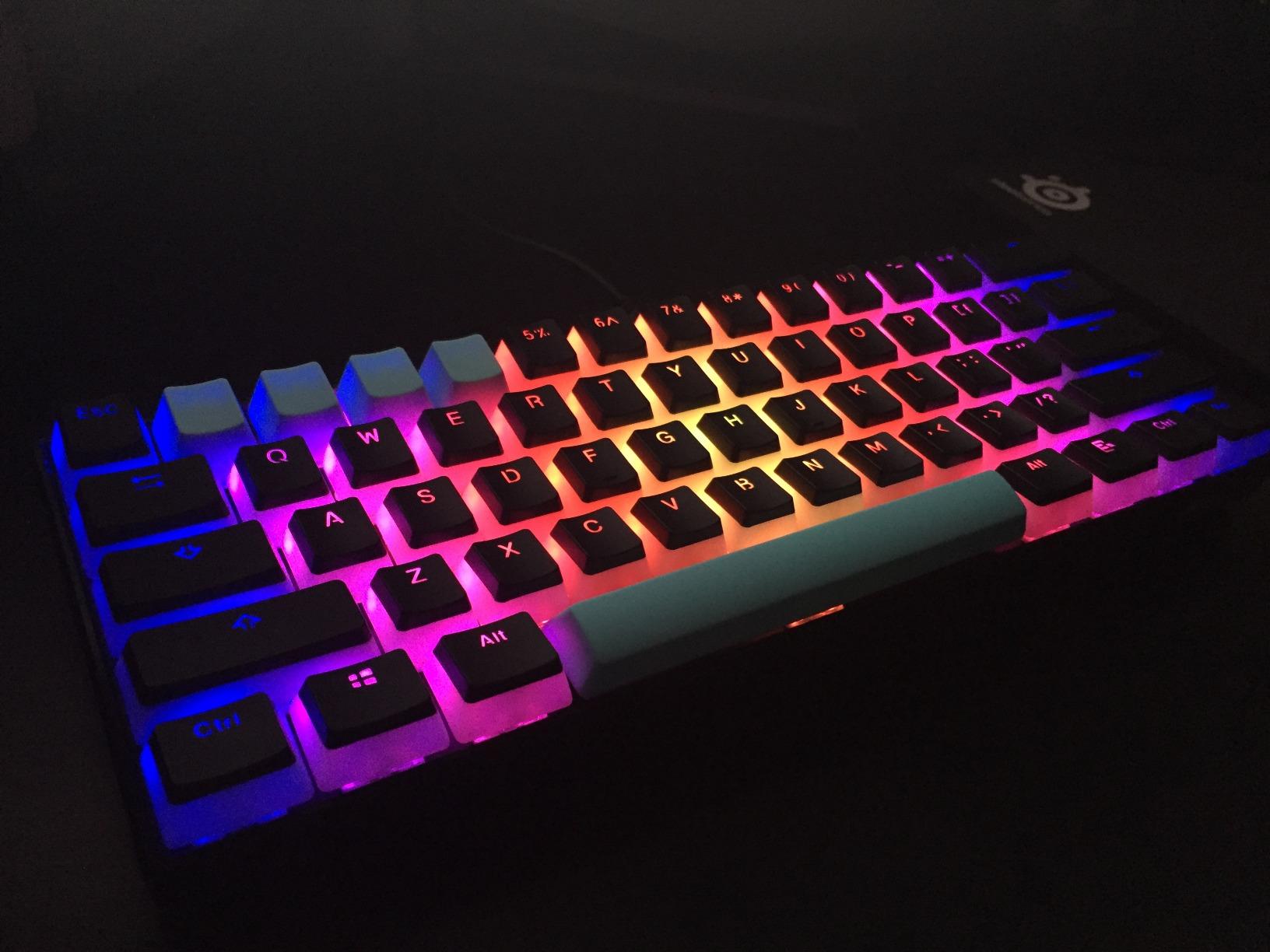 RK ROYAL KLUDGE RK61 60% Wireless Mechanical Keyboard w/Coiled Cable, Black customer photo 2