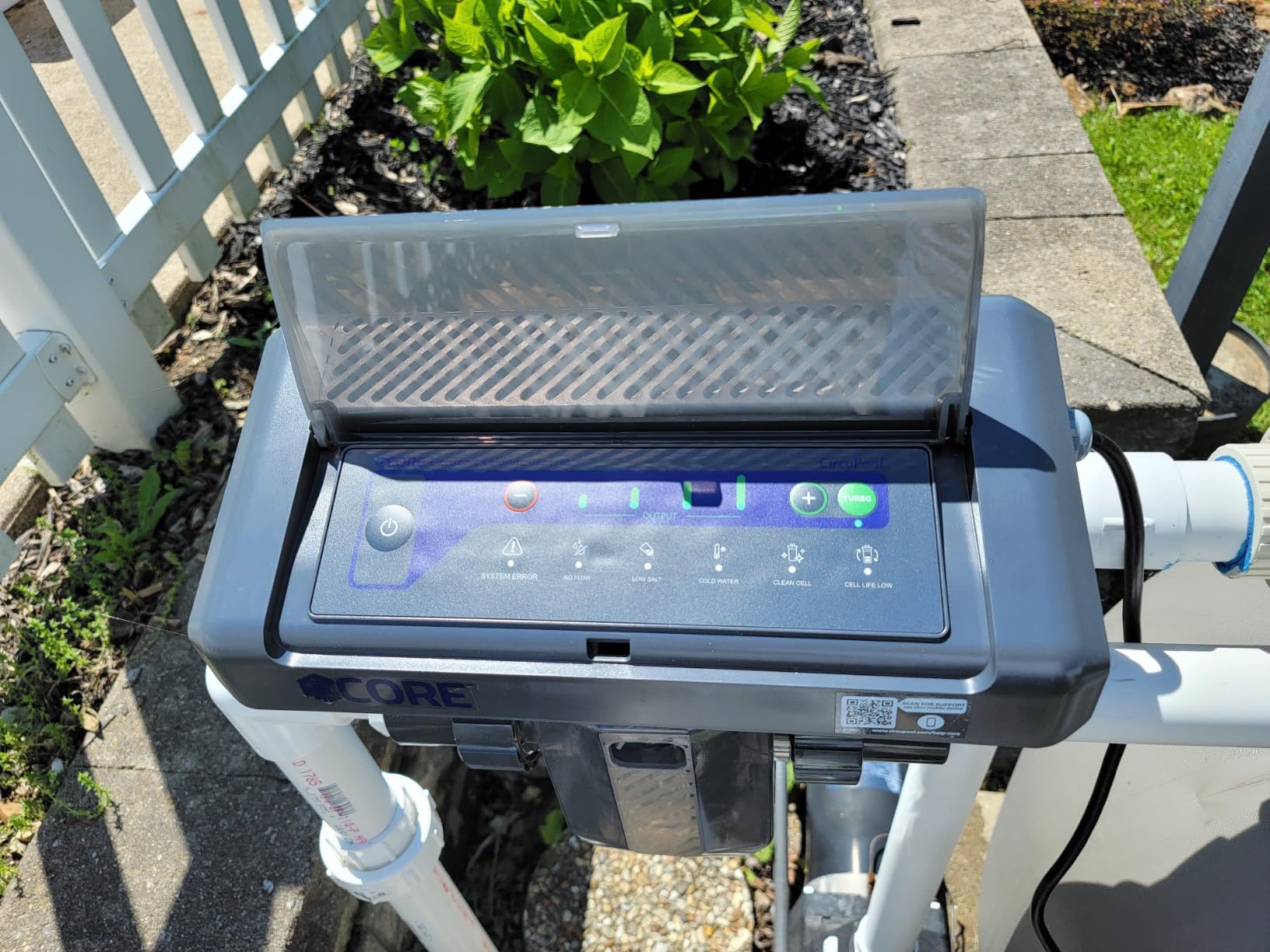 CircuPool CORE35 Salt Chlorine Generator System | 35,000 Gallon Pool Max customer photo 1