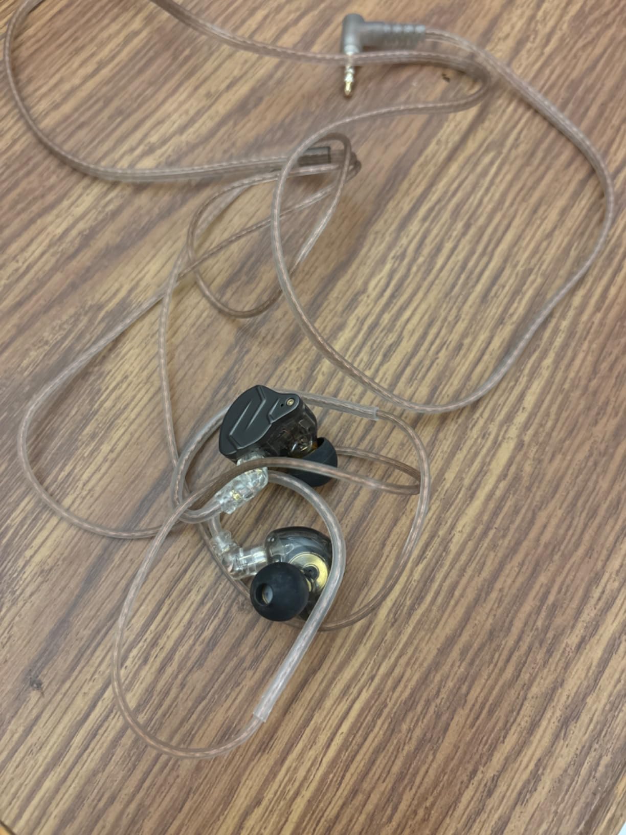 KZ ZSN Pro Dynamic Hybrid Dual Driver in Ear Earphones Detachable Tangle-Free Cable Musicians in-Ear Earbuds Headphones (Gray Without Mic) customer photo 2