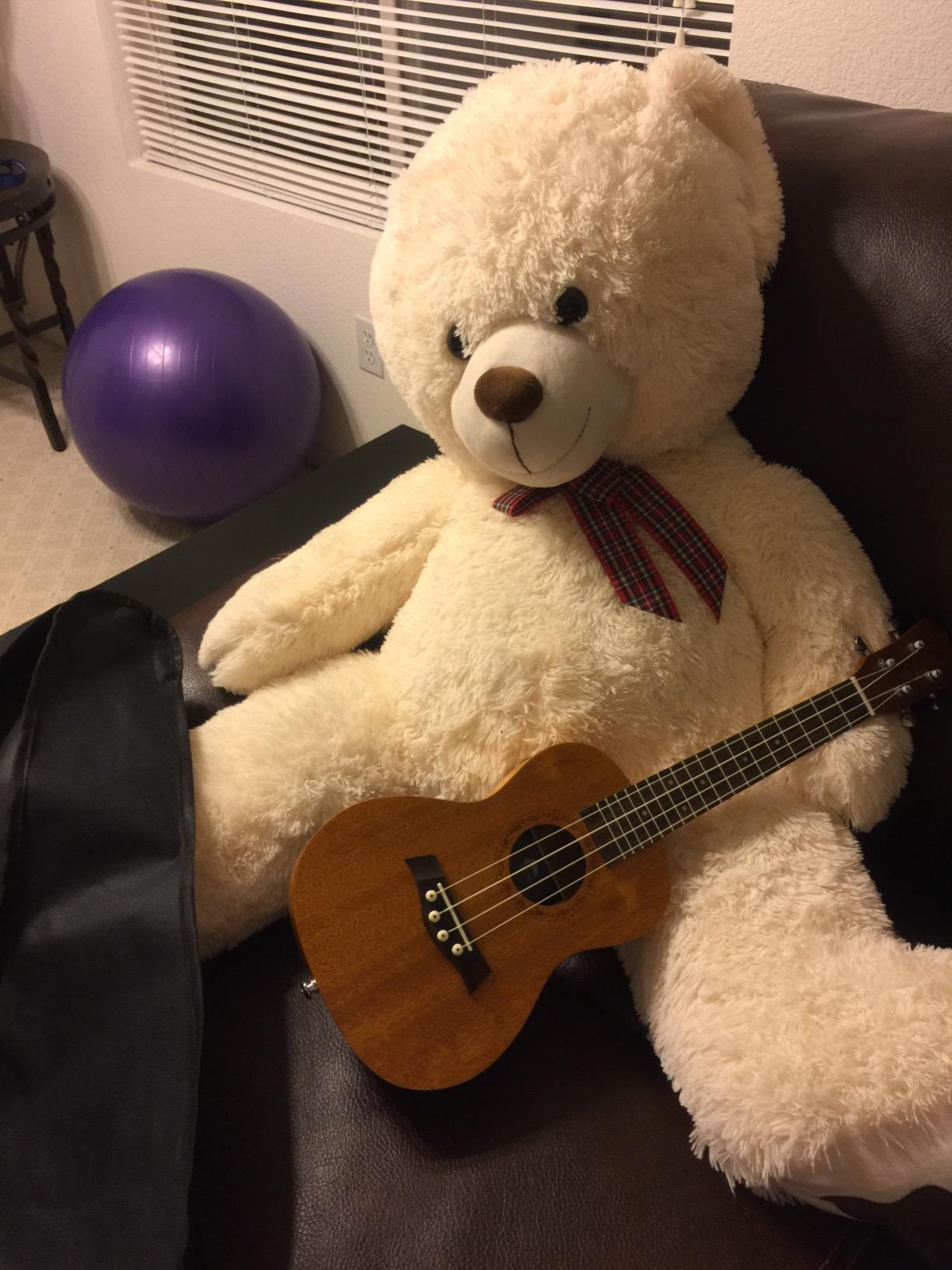 Tenor Ukelele Ukulele Solid Top Mahogany 26 Inch With Ukulele Accessories With Gig Bag,Strap,Nylon String,Trigger Capo,Picks customer photo 2