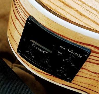 Caramel 26inch CT103 Zebrawood High Gloss Tenor Electric Ukulele Professional Ukelele Kit Beginner Guitar Starter Bundle Strings, Padded Gig Bag, Strap customer photo 2