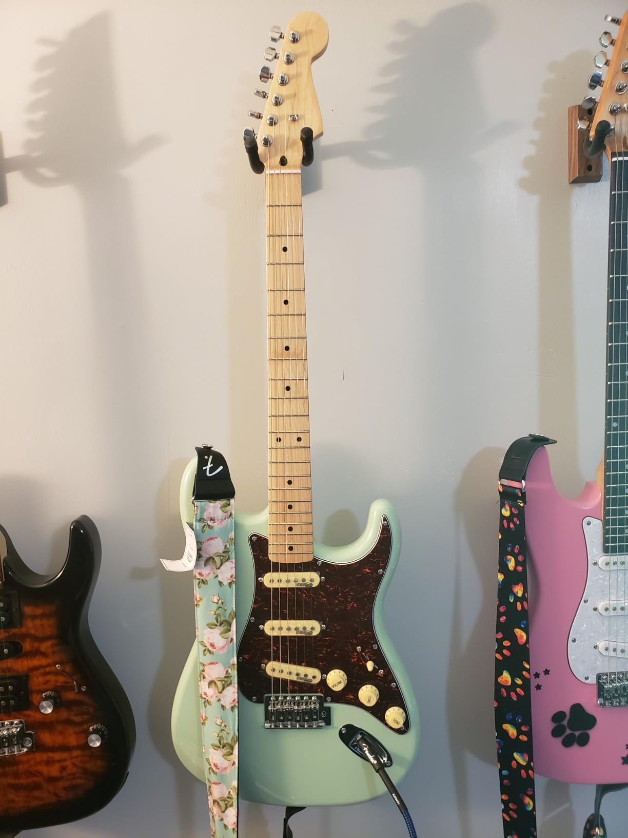 KAISH Vintage Tortoise Loaded Electric Guitar Pickguard Prewired Pickguard with Wilkinson Pickups for USA/Mexico FD Stratocaster customer photo 2