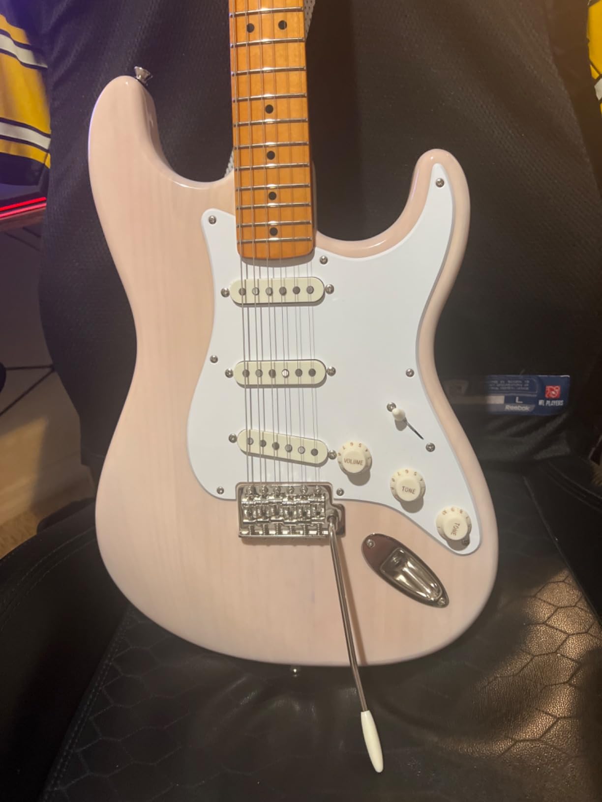 Squier Classic Vibe 50s Stratocaster Electric Guitar, with 2-Year Warranty, Fiesta Red, Maple Fingerboard customer photo 1