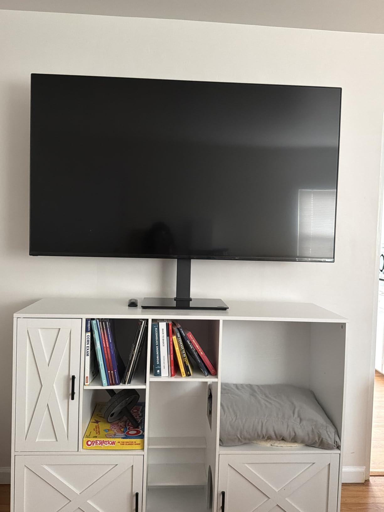 PERLESMITH Universal TV Stand Legs for 37-78 inch TVs to 99lbs with Mount customer photo 2