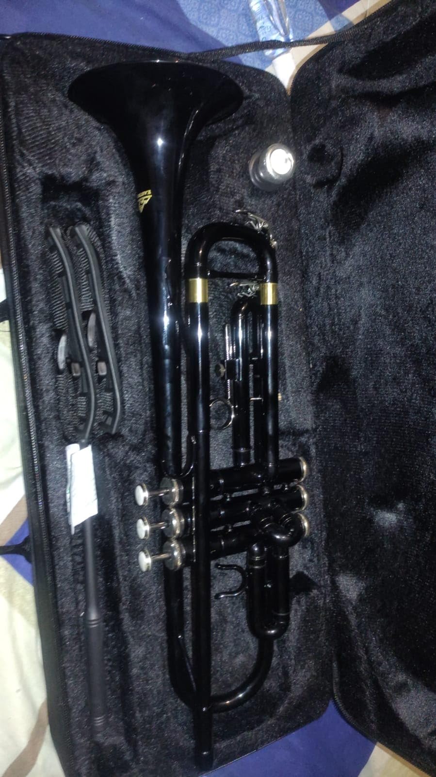 EASTROCK Bb Trumpet Standard Trumpet Set with Carrying Case,Gloves, 7C Mouthpiece and Cleaning Kit (Sea Blue) customer photo 1