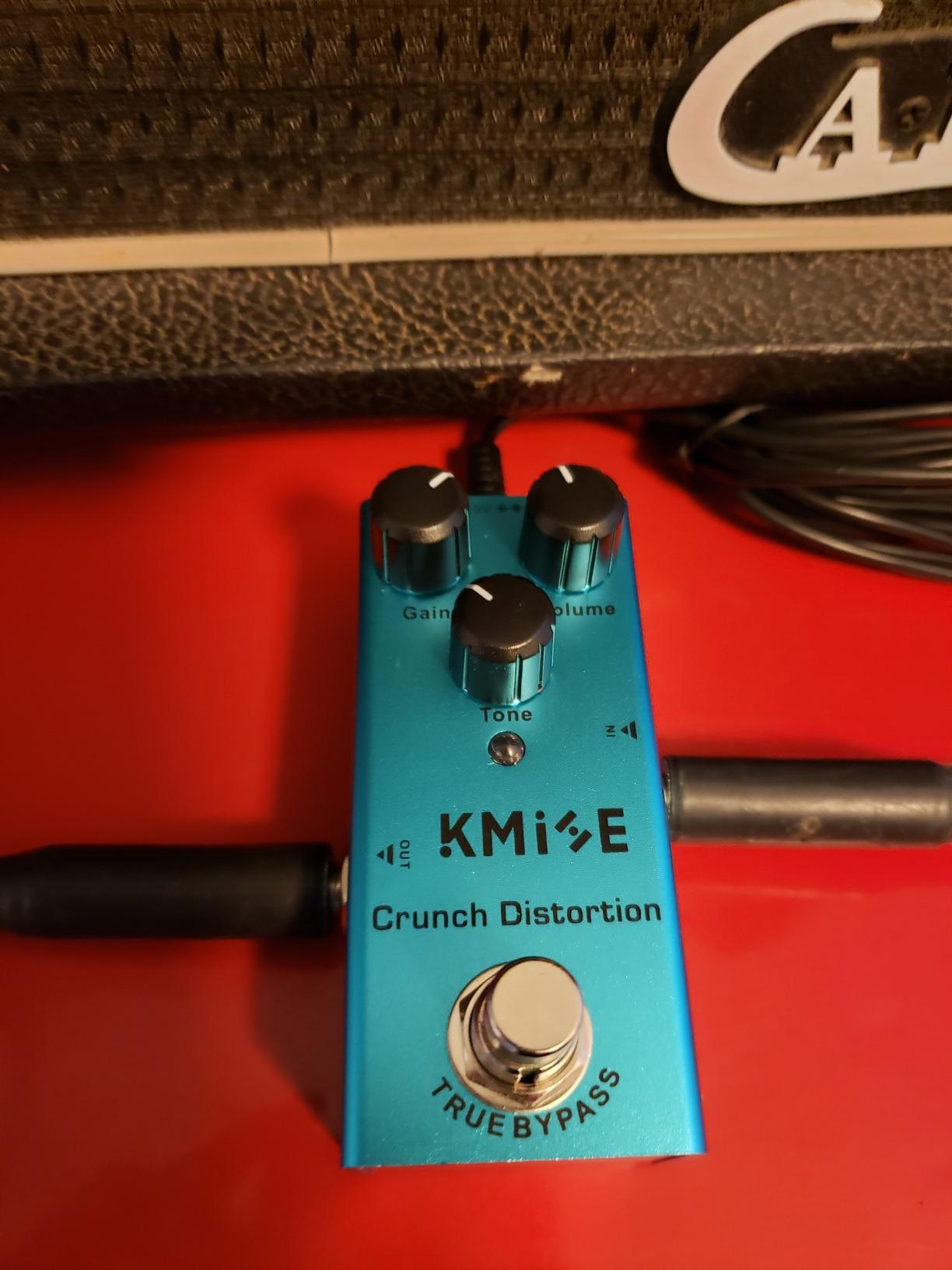 Kmise Crunch Distortion Electric Guitar Effects Pedal,DC 9V True Bypass 3 Modes. customer photo 1