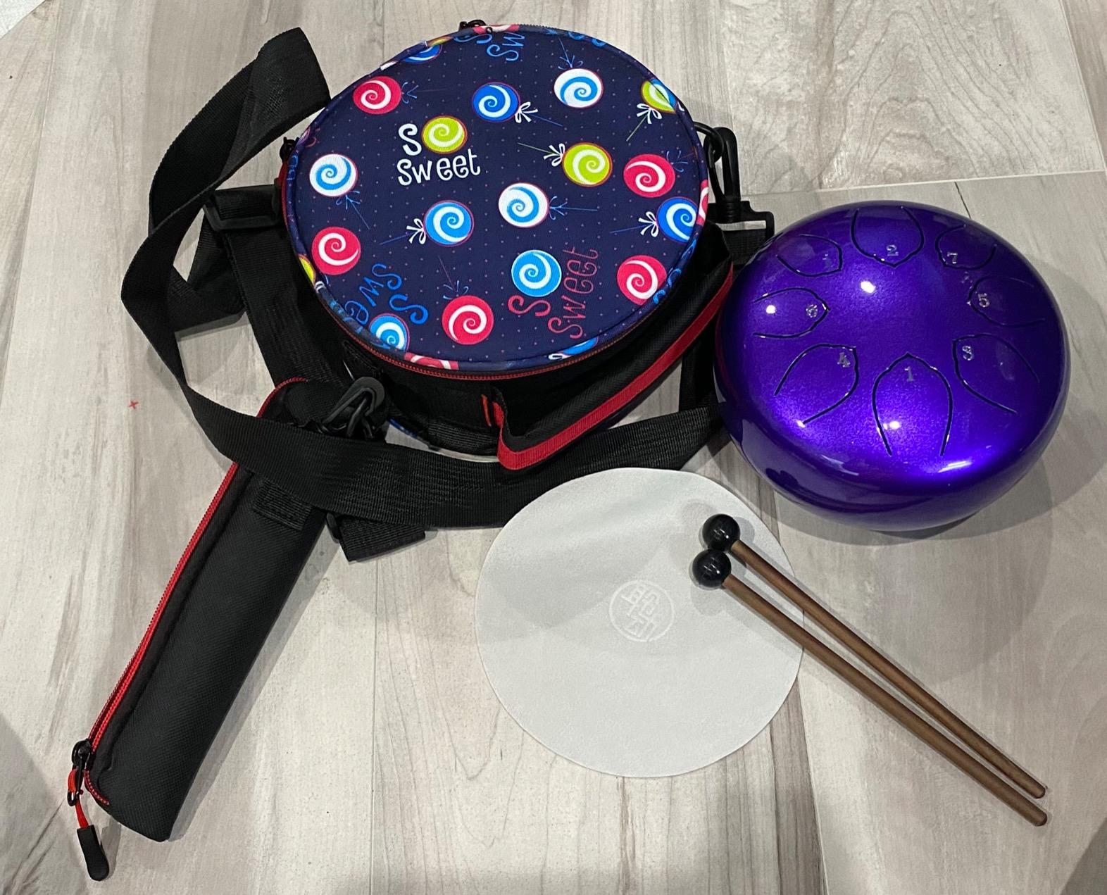 Musfunny Steel Tongue Drum Kids Instrument: Musical Metal Tank Drums Set customer photo 1