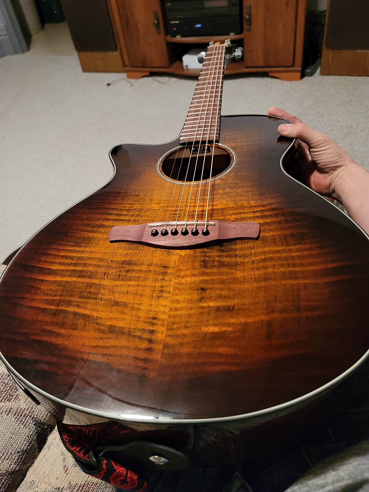 Ibanez AEG70 Acoustic-Electric Guitar - Vintage Violin High Gloss customer photo 1