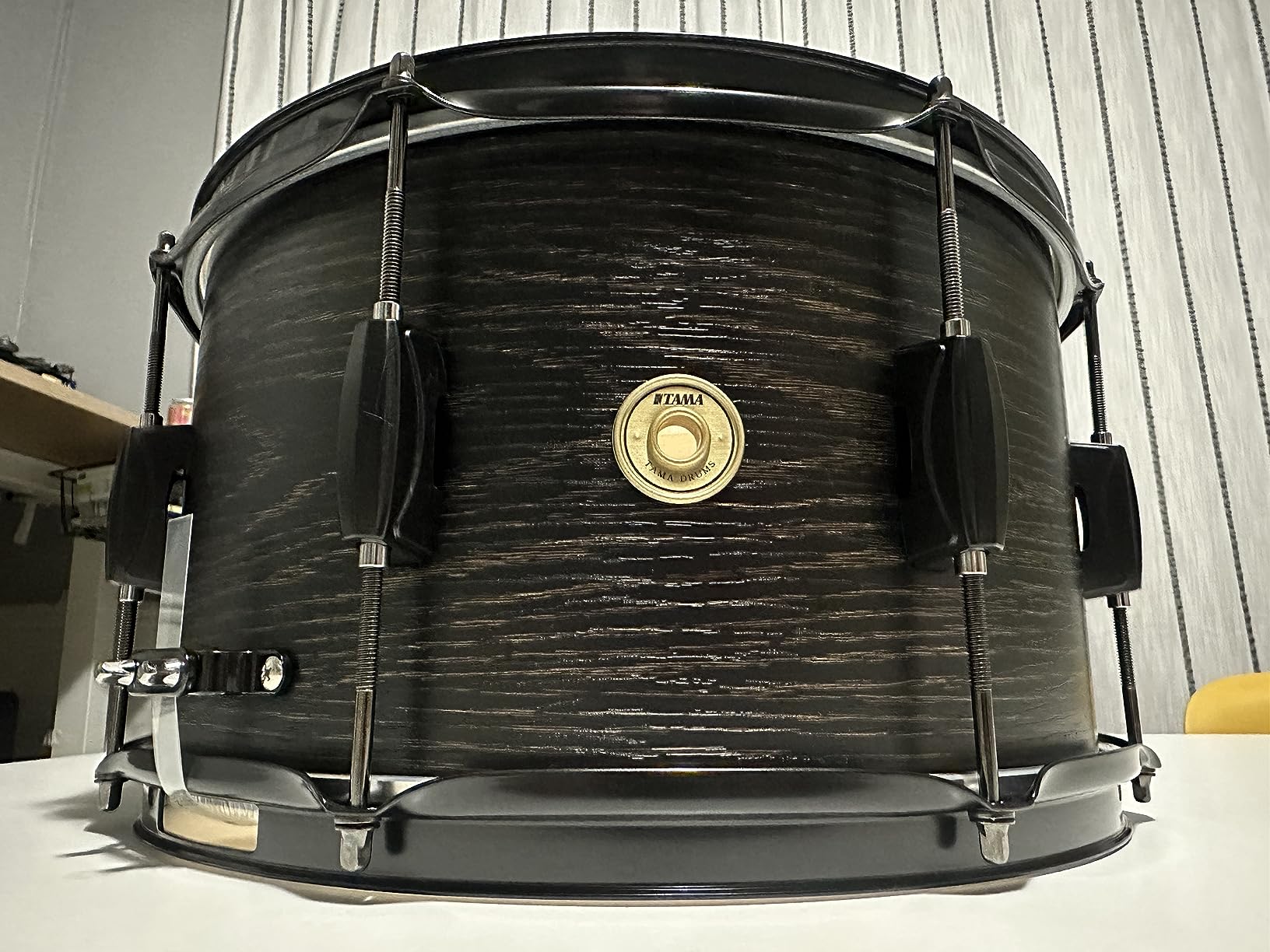 Tama Woodworks Snare Drum - 8 x 14-inch - Black Oak Wrap customer photo 2