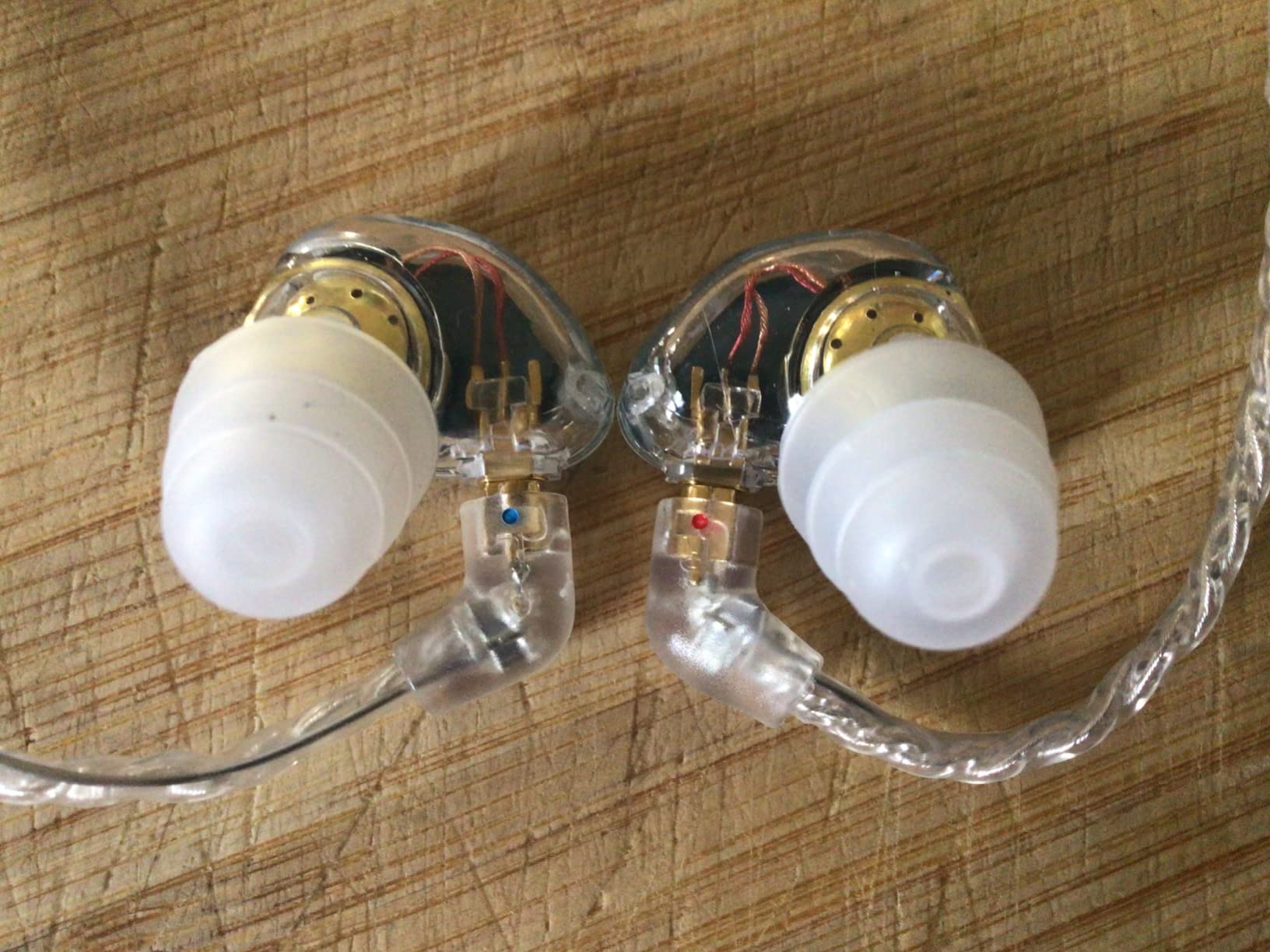 BASN Bmaster Triple Drivers in Ear Monitor Headphone with Two Detachable Cables Fit in Ear Suitable for Audio Engineer, Musician (White) customer photo 1
