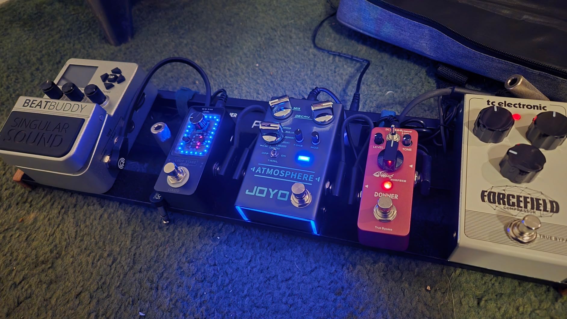 JOYO Digital Reverb Guitar Pedal, 9 Modes (Spring/Church/Plate/Shimmer & More) with MOD Control & Trail Function, Bypass (Atmosphere R-14) customer photo 1