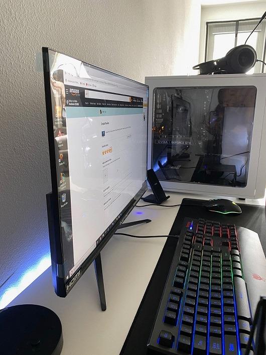 Sceptre 24-Inch Gaming Monitor, 99% sRGB, 1ms, Up to 180Hz, FreeSync, Eye Care, FPS/RTS, DisplayPort, HDMI, Built-in Speakers, Machine Black (E248B-FPT168 Series) customer photo 2