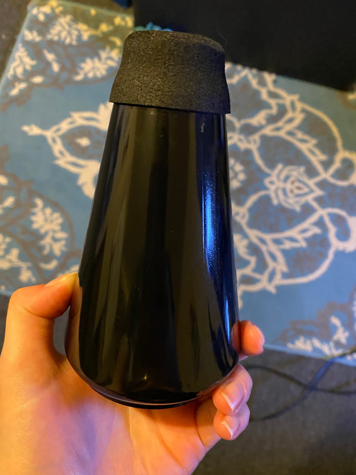 Pampet Lightweight Practice Trumpet Mute Silencer, Trumpet Straight Mute (Black) customer photo 1