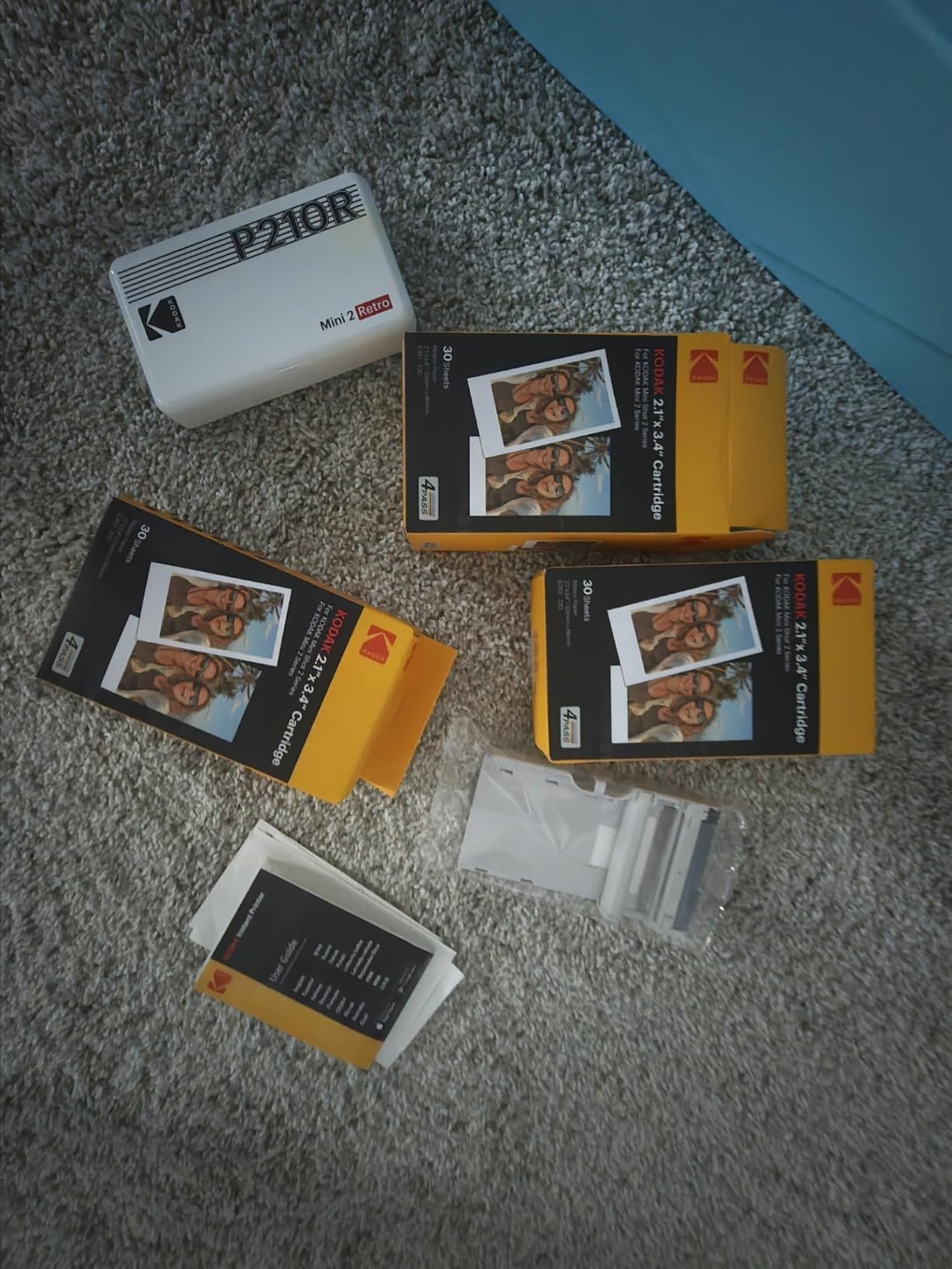 KODAK Mini 2 Retro 2x3 Portable Photo Printer, 4PASS, 38 Sheets, Yellow customer photo 2