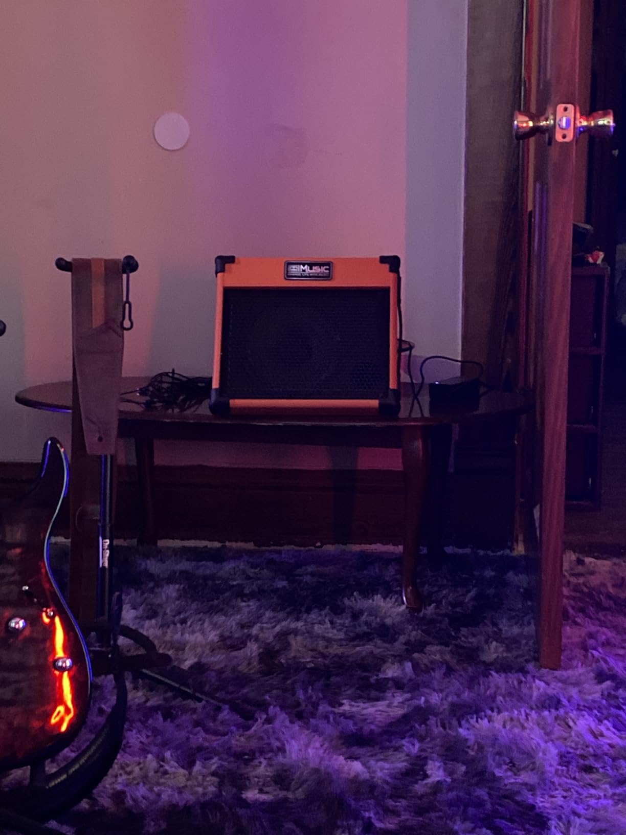 Acoustic Guitar Amplifier, 20 Watt Bluetooth Amp for Guitar Acoustic with Reverb Chorus Effect, 3 Band EQ（Including Microphone and Audio Cable） customer photo 2