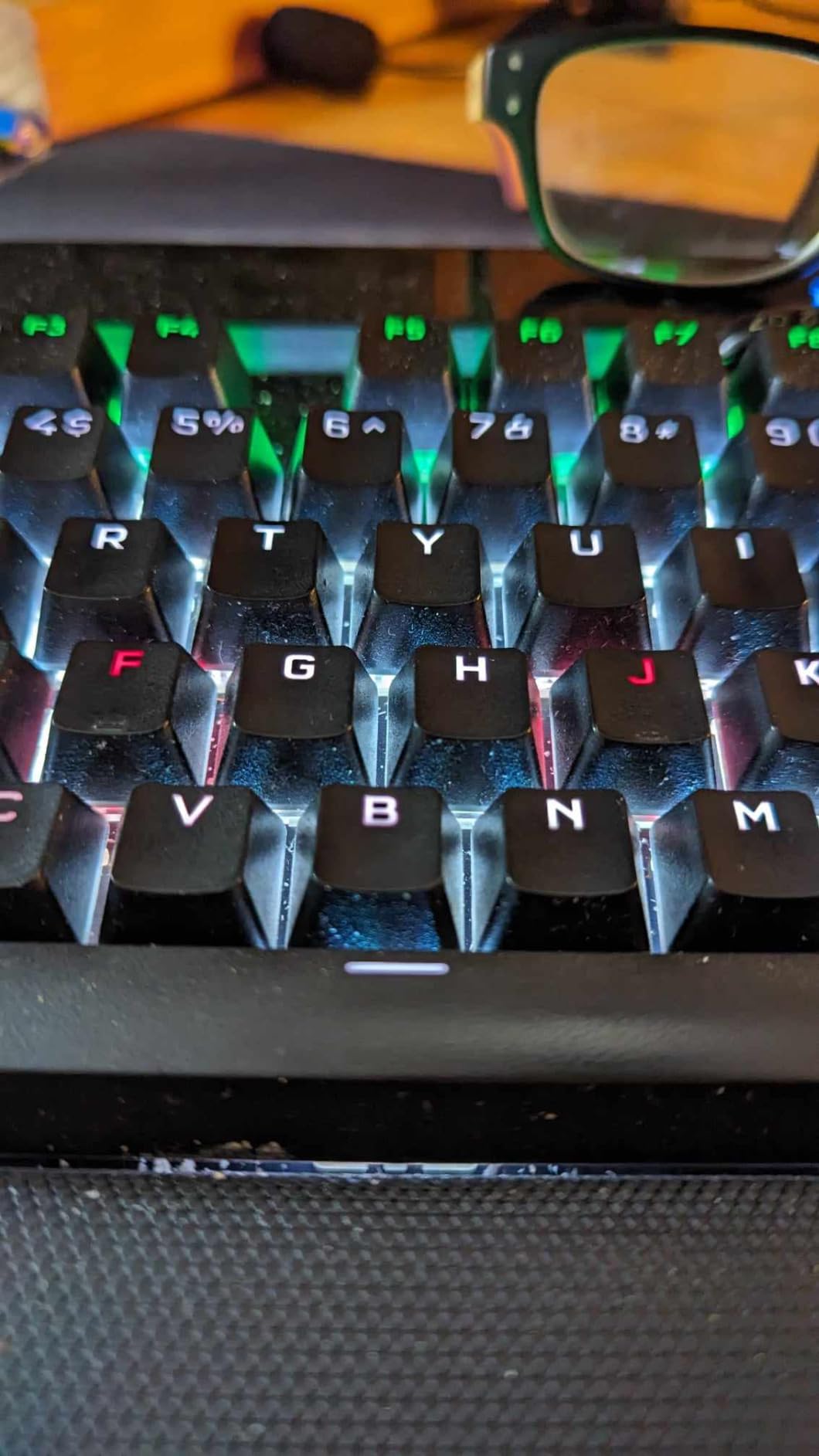 Corsair K100 RGB Mechanical Gaming Keyboard - Cherry MX Speed RGB Silver Keyswitches - PBT Double-Shot Keycaps - Elgato Stream Deck and iCUE Compatible - QWERTY NA Layout - Black customer photo 2