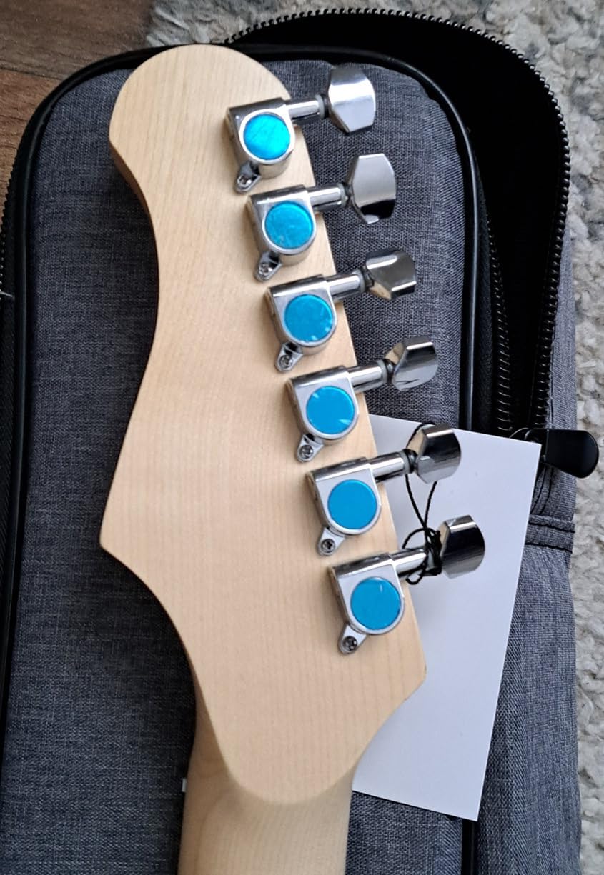 Ashthorpe 39-Inch Electric Guitar (Blue-Black), Full-Size Guitar Kit with Padded Gig Bag, Tremolo Bar, Strap, Strings, Cable, Cloth, Picks customer photo 1