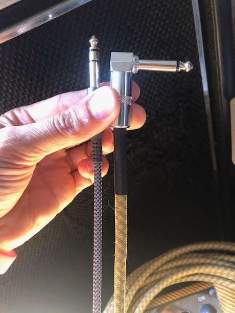 Elebase 1/4 Inch TRS Instrument Cable 10FT 2Pack,6.35mm Male Guitar Cord 3M customer photo 2