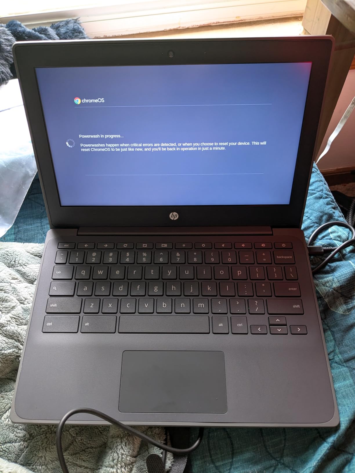 HP Chromebook 11A G8 Education Edition AMD A4-9120C 4GB DDR4-1866 SDRAM, 32GB eMMC 11.6-inch WLED HD Webcam Chrome OS (Renewed) customer photo 2