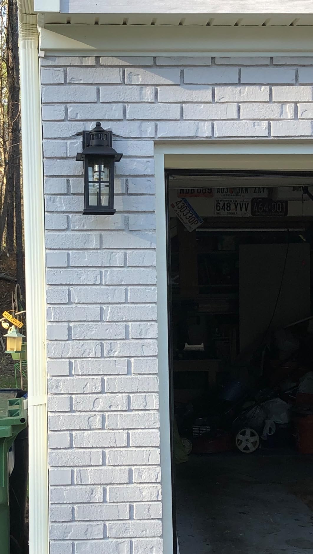VerRon 13in Motion Sensor Porch Light, Dusk to Dawn Outdoor Light Fixtures customer photo 1