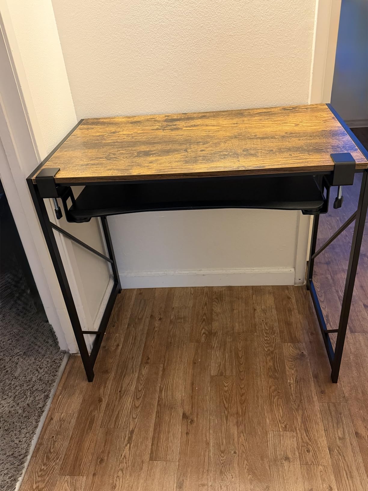 Elephance Folding Desk Writing Computer Desk for Home Office No-Assembly customer photo 1