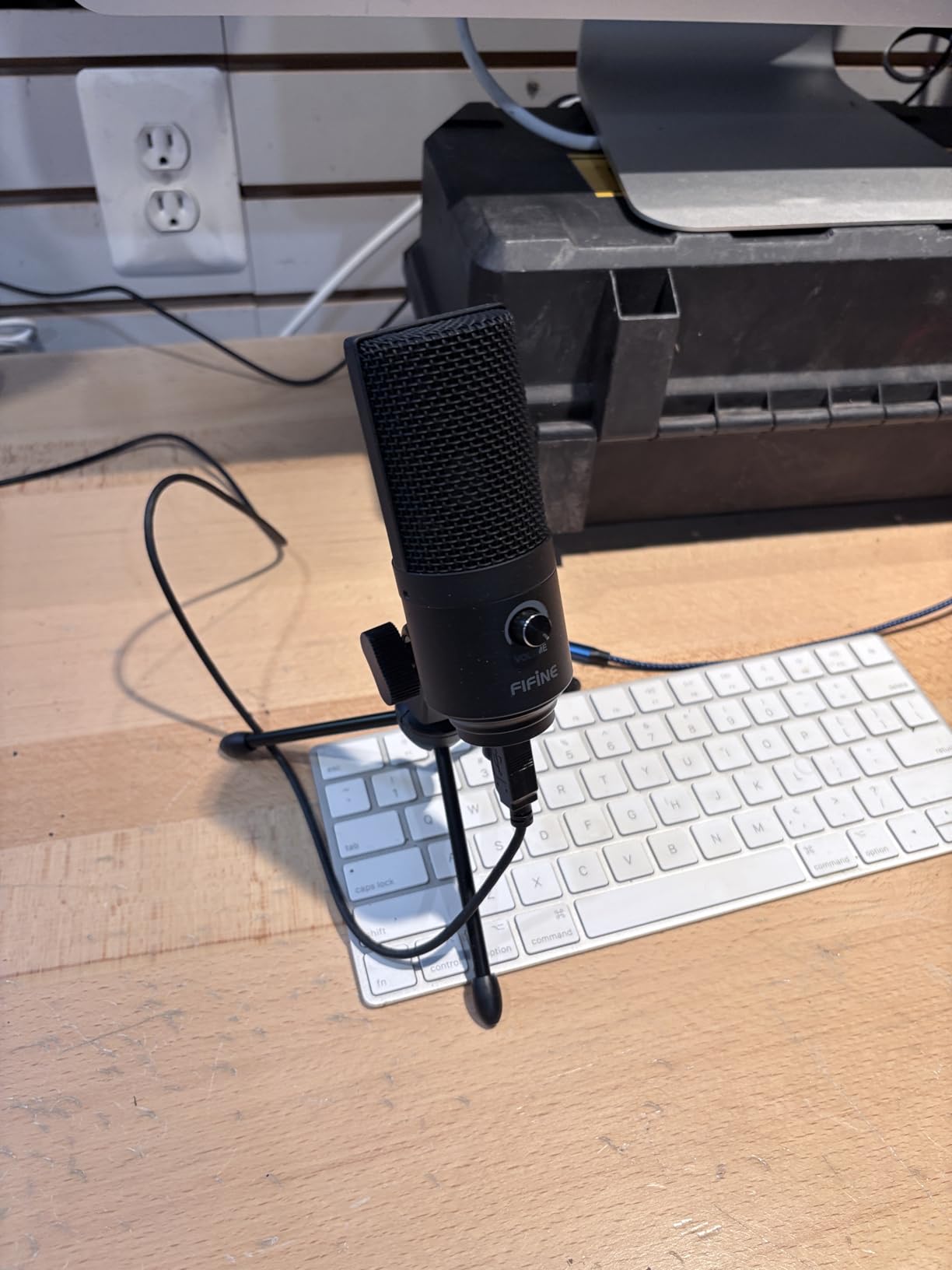 FIFINE K669 Blue USB Computer Microphone for Recording Voice Over customer photo 1