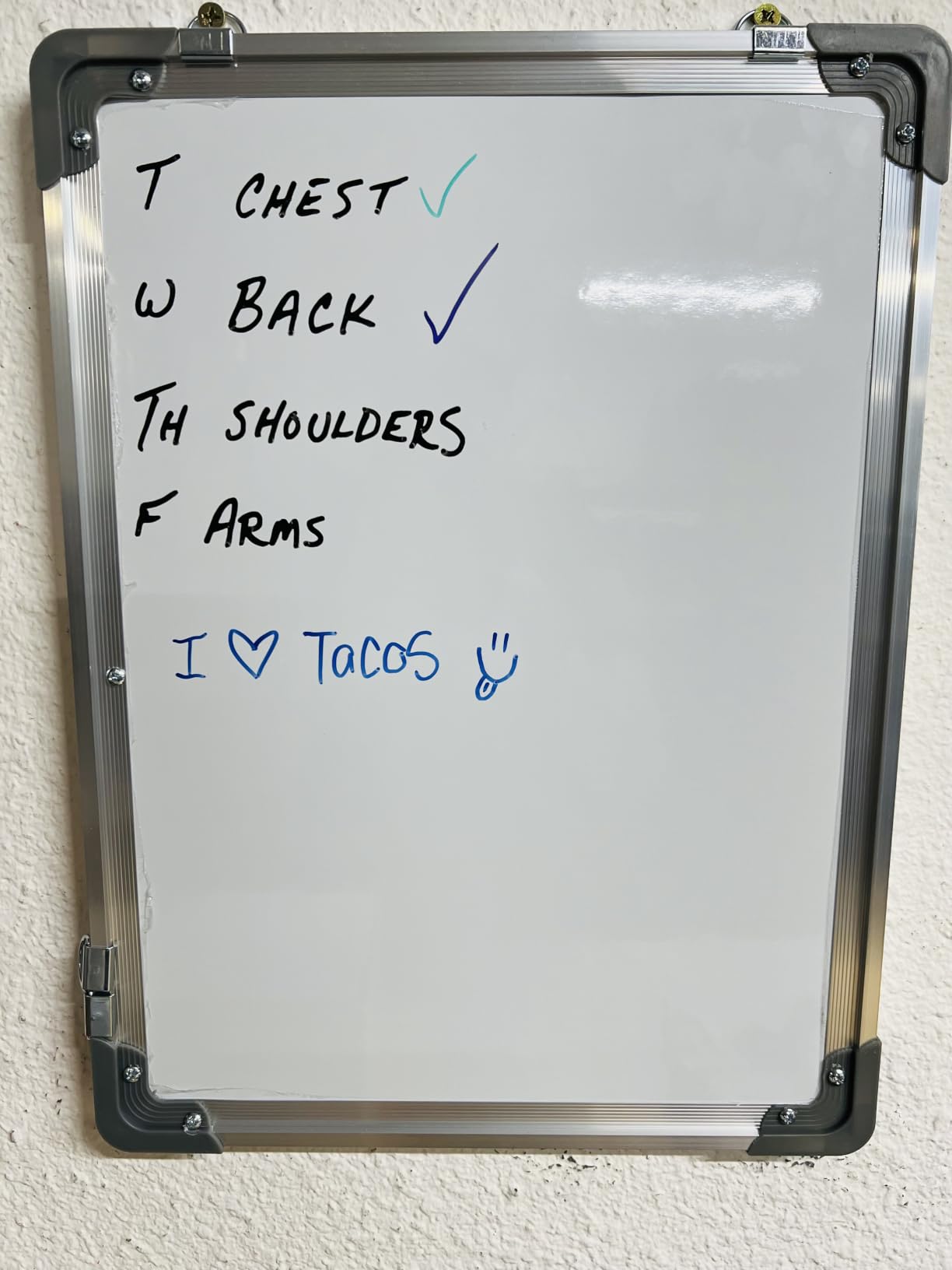 Weekly Calendar Whiteboard for Wall, Dry Erase Board, Magnetic White Board customer photo 1