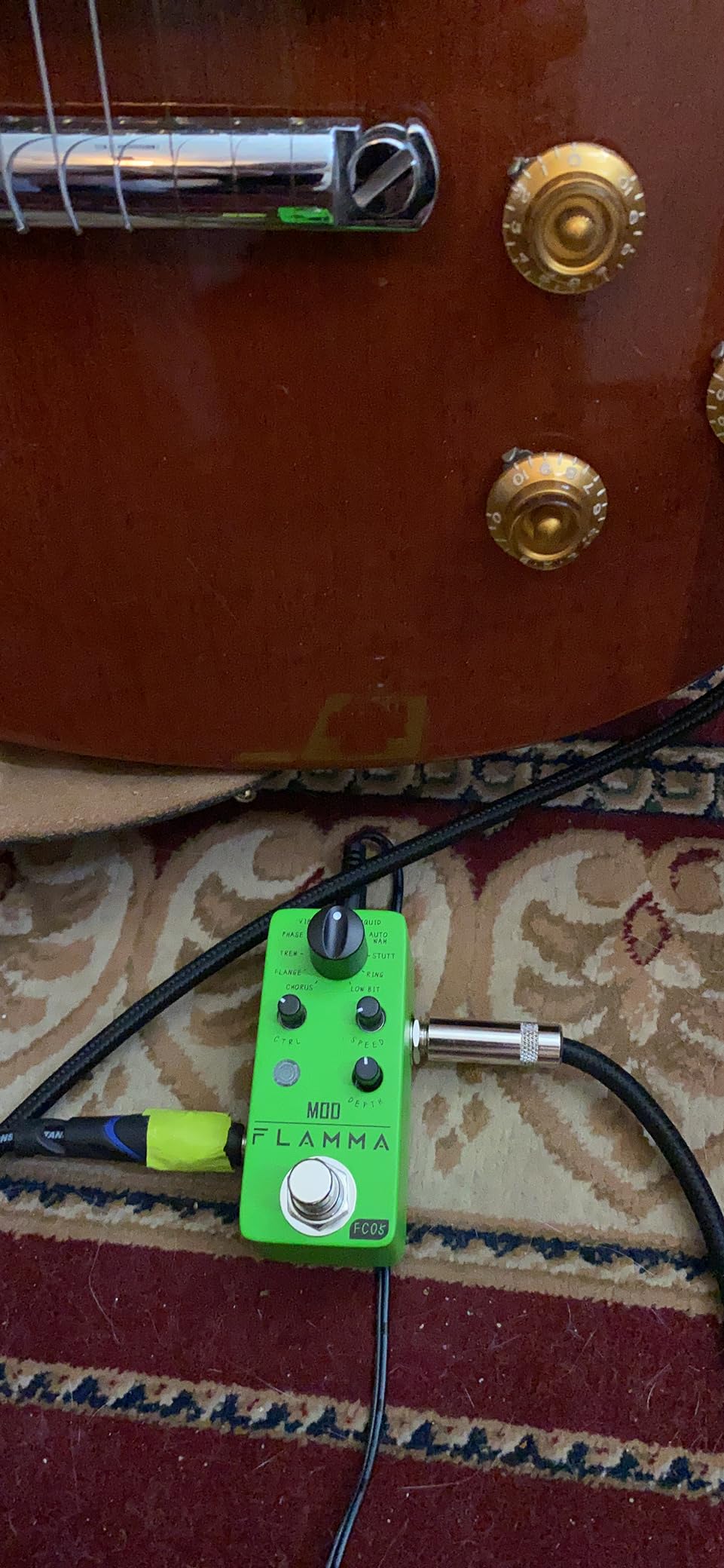 FLAMMA FC05 Modulation Guitar Pedal with Chorus Flanger Tremolo Phaser Vibrato Rotary Liquid Autowah Stutter Ring LowBit customer photo 2