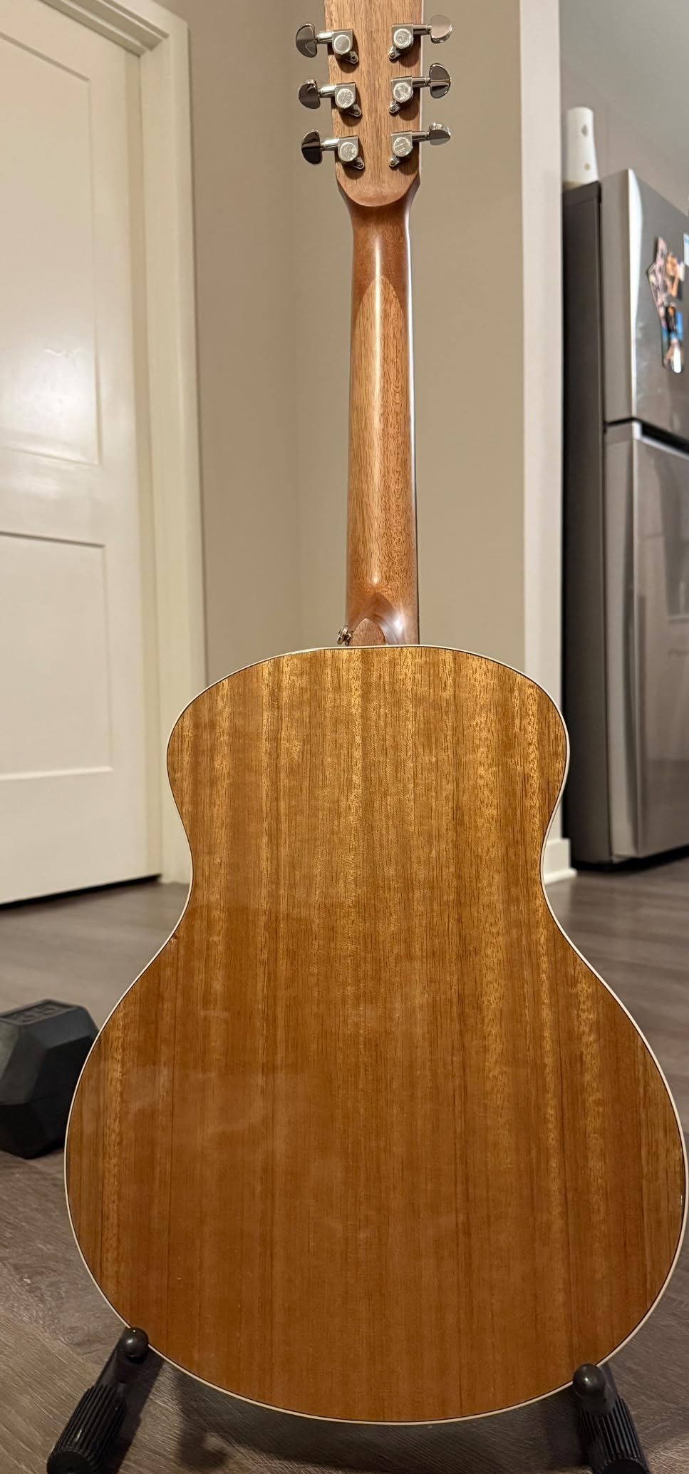 SIGMA Junior 3/4 Size Acoustic Guitar, Solid Spruce Top, Dao Back & Sides, Natural Gloss, Rosewood Bridge, Premium Name-Brand Steel Strings, Mini Acoustic Guitar Suitable for Travel, Right (20MINI) customer photo 2