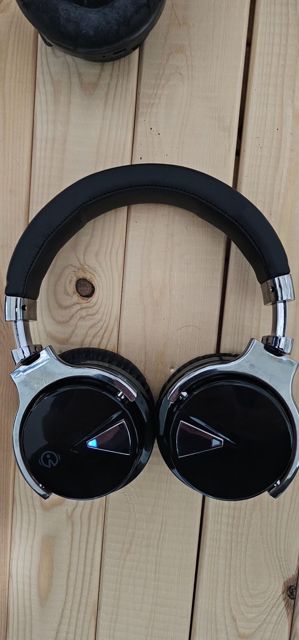 Silensys E7 Active Noise Cancelling Headphones Wireless Bluetooth Headphone with Microphone Deep Bass Over Ear, Comfortable Protein Earpads, 30 Hours Playtime for Travel/Work, Black customer photo 2