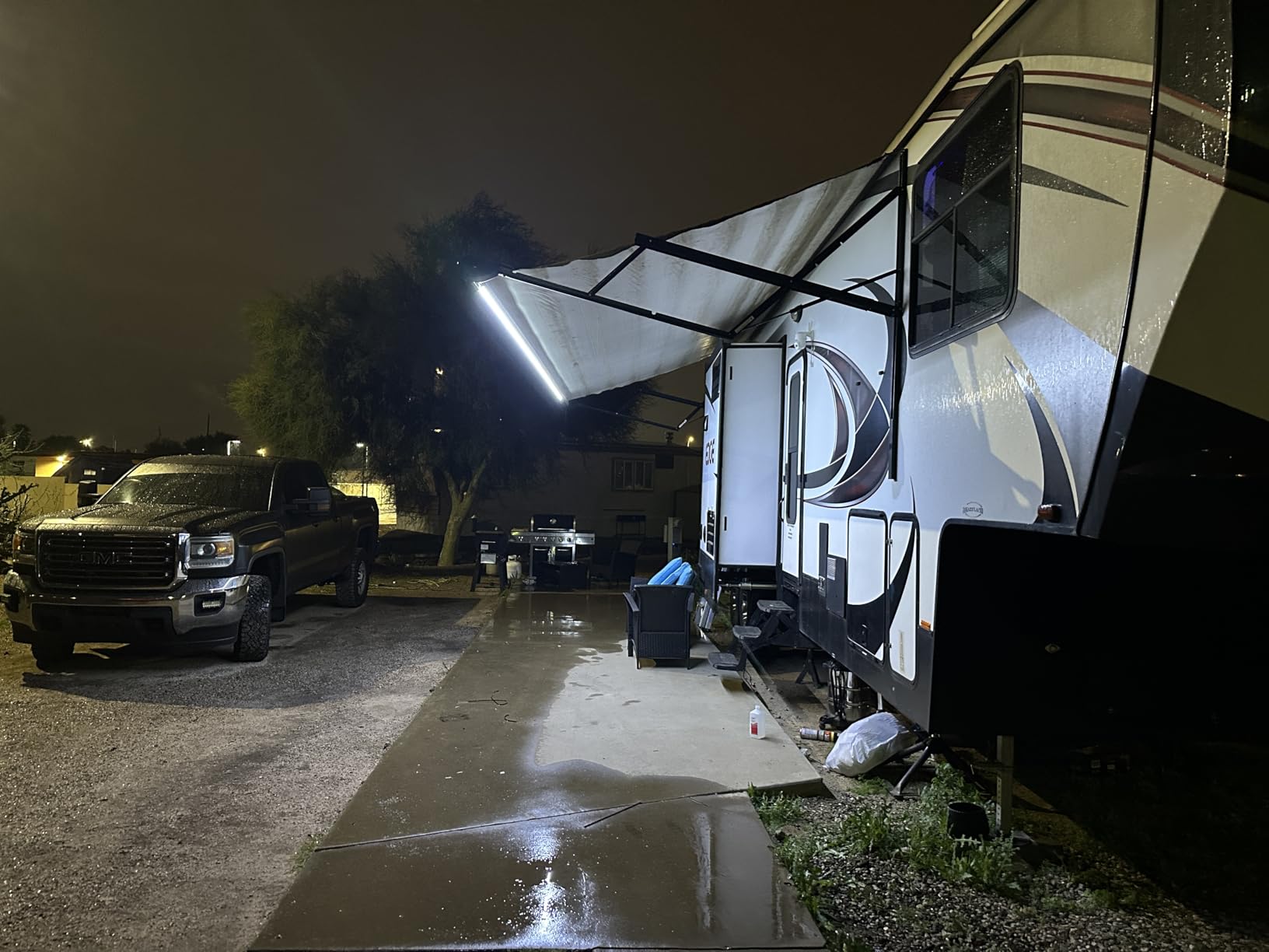 RV Awning Lights, 12V 16.4FT White Camping Awning Lights customer photo 2