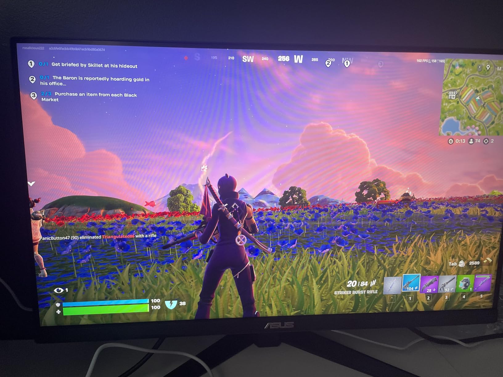 ASUS TUF Gaming 24” 1080P Monitor (VG247Q1A) - Full HD, 165Hz (Supports 144Hz), 1ms, Extreme Low Motion Blur, Adaptive-sync, FreeSync Premium, Shadow Boost, Speakers, Eye Care, HDMI, DisplayPort customer photo 1