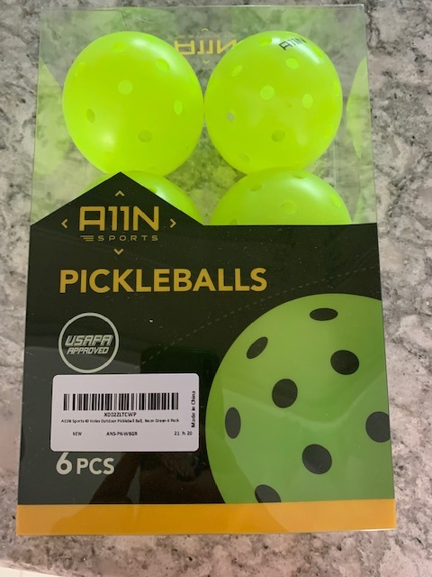 A11N S40 Outdoor Pickleball Balls- USA Pickleball Approved for Tournament Play, 3/6/12/50-Pack, Neon Green/Fuchsia/Tangerine customer photo 1