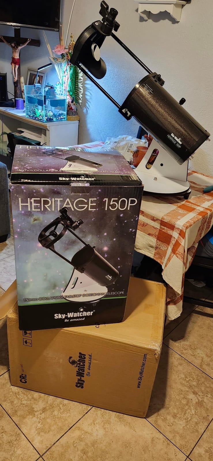 Sky-Watcher Heritage 150 Tabletop Dobsonian Telescope - Perfect for Beginners, Easy Setup, Portable, and Fun (S11710) customer photo 2