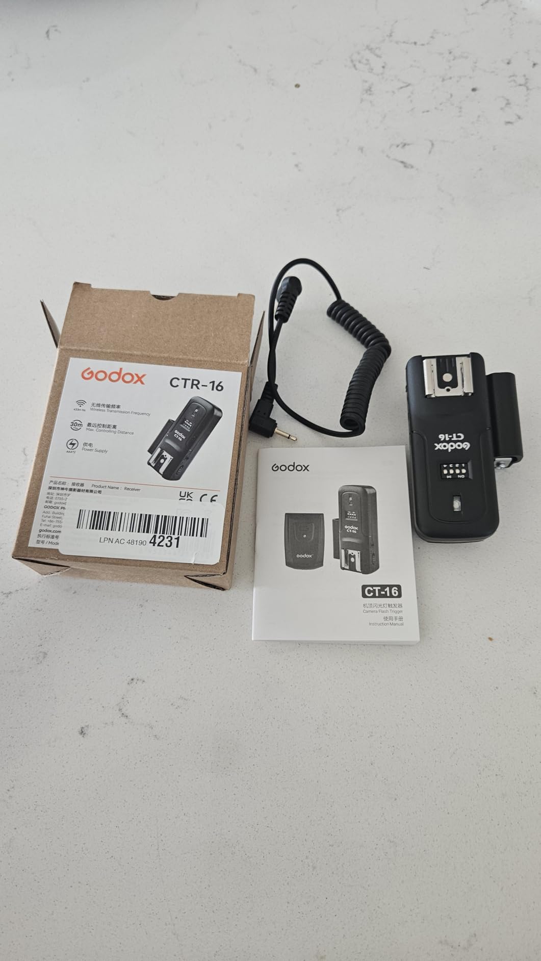 Godox CT-16 Wireless Radio Flash Trigger Receiver Kit,Fit Compatible for Canon Nikon Pentax DSLR Camera Studio 3 in 1 Flash Transmitter and Receiver customer photo 2
