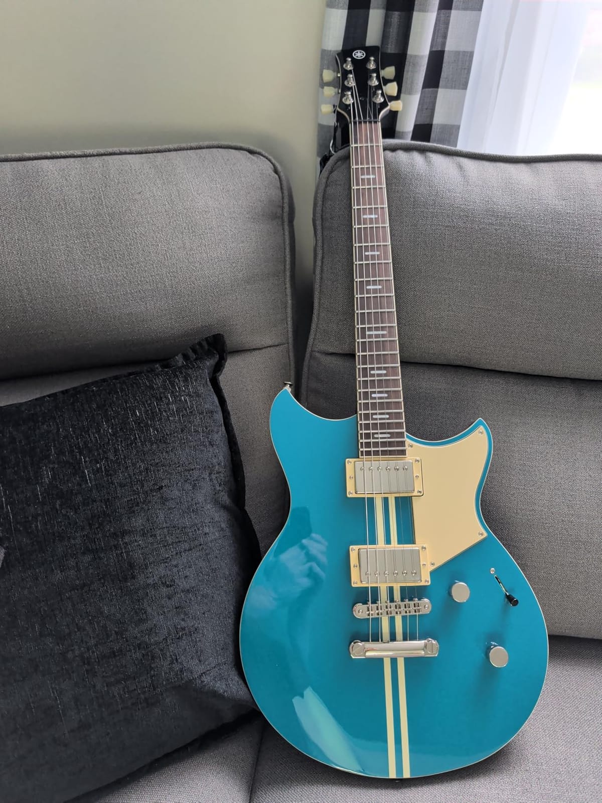 Yamaha Revstar Standard RSS20 FGR Electric Guitar with Gig Bag, Flash Green customer photo 1