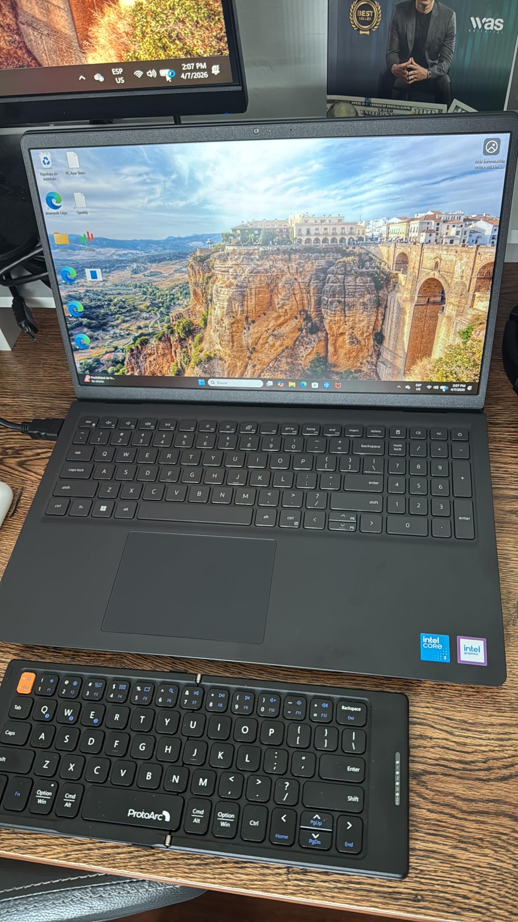 Dell 15.6 Laptop, FHD, Intel Core 3 100U, 8 GB RAM, Windows 11 Home customer photo 2