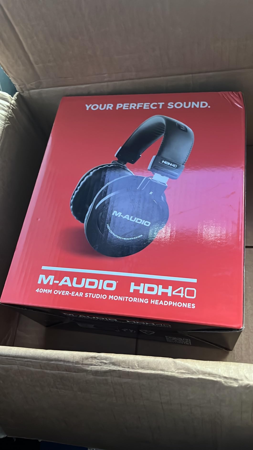 M-AUDIO HDH40 Closed-Back Over-Ear Headphones | Flexible Headband Design, 2.7m Cable for Studio Monitoring, Podcasting, and Audio Recording customer photo 2