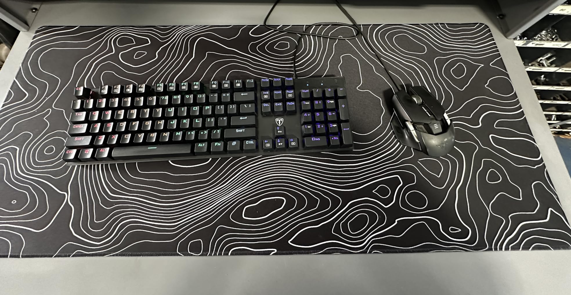 RisoPhy Mechanical Gaming Keyboard, RGB 104 Keys Ultra-Slim LED Backlit USB Wired Keyboard with Blue Switch, Durable Abs Keycaps/Anti-Ghosting/Spill-Resistant Computer Keyboard for PC Mac Xbox Gamer | 104 Keys, RGB LED Backlit, Durable Abs Keycaps, Anti-Ghosting/Spill-Resistant/Ultra-Slim Computer Keyboards PC Mac Xbox Gamer customer photo 1