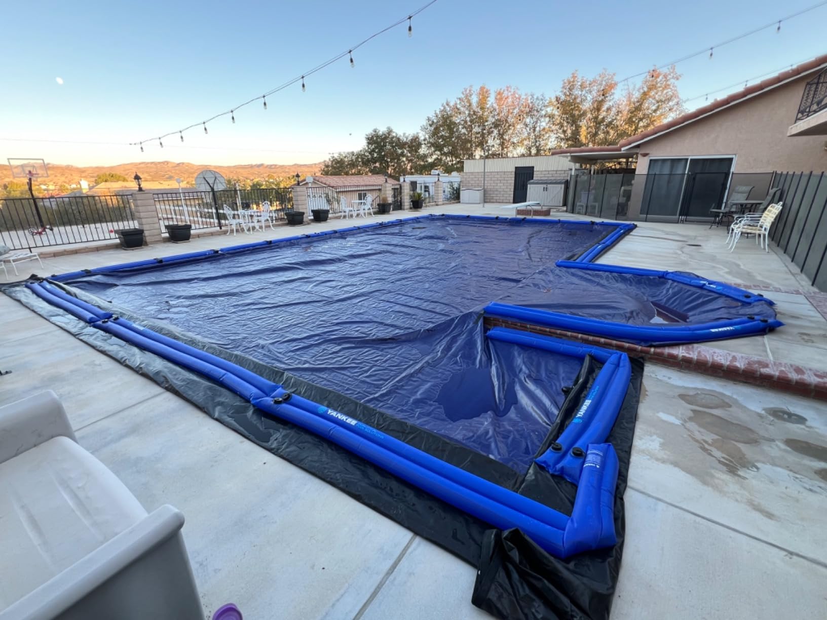 Yankee Pool Cover for 20x40 ft Rectangular Pool: Extra Thick & Durable | Sapphire Series of Premium Cold- and UV-Resistant In-Ground Pool Protection customer photo 2