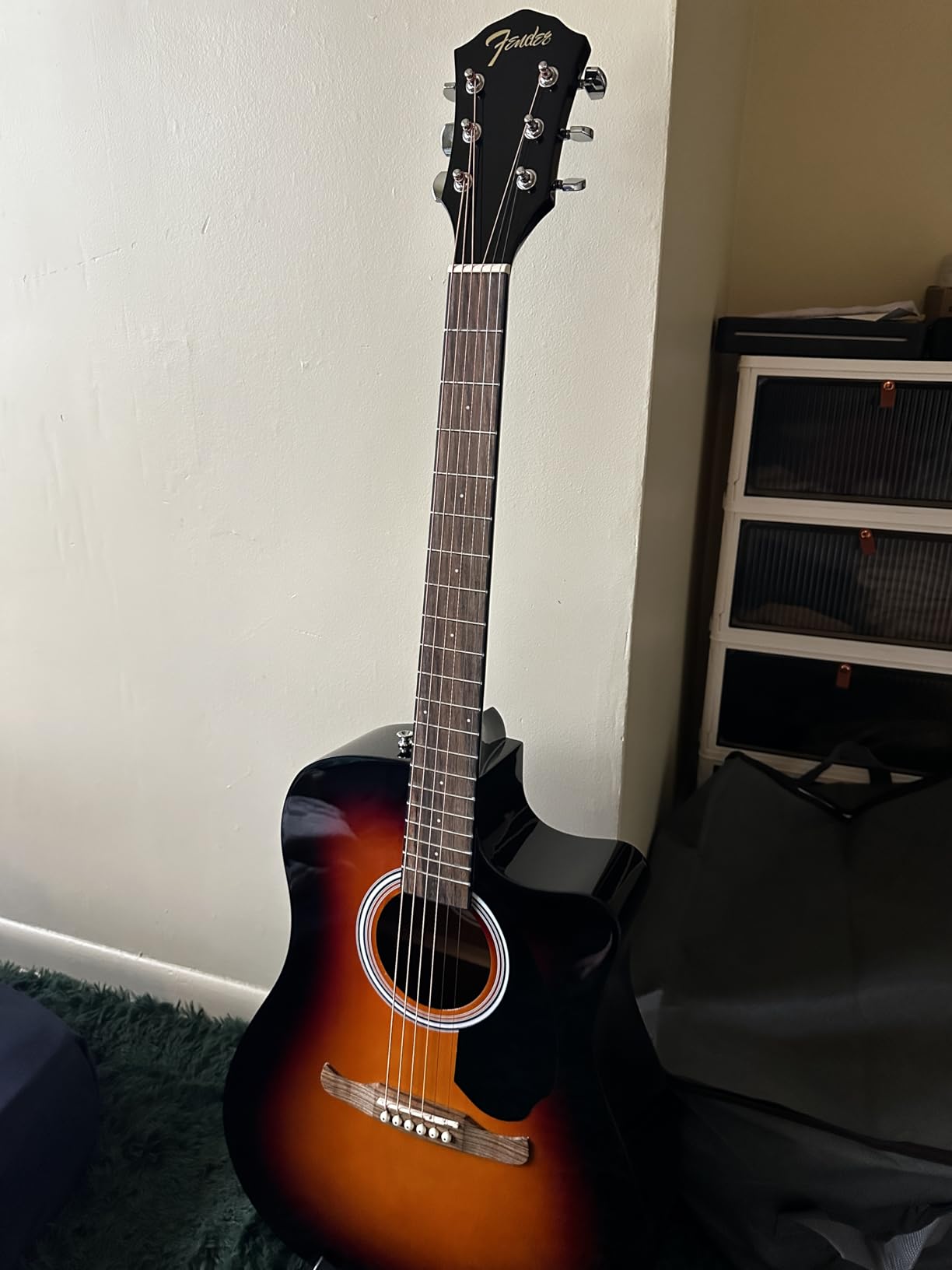 Fender FA-125CE Dreadnought Acoustic Electric Guitar, with 2-Year Warranty, Sunburst customer photo 2